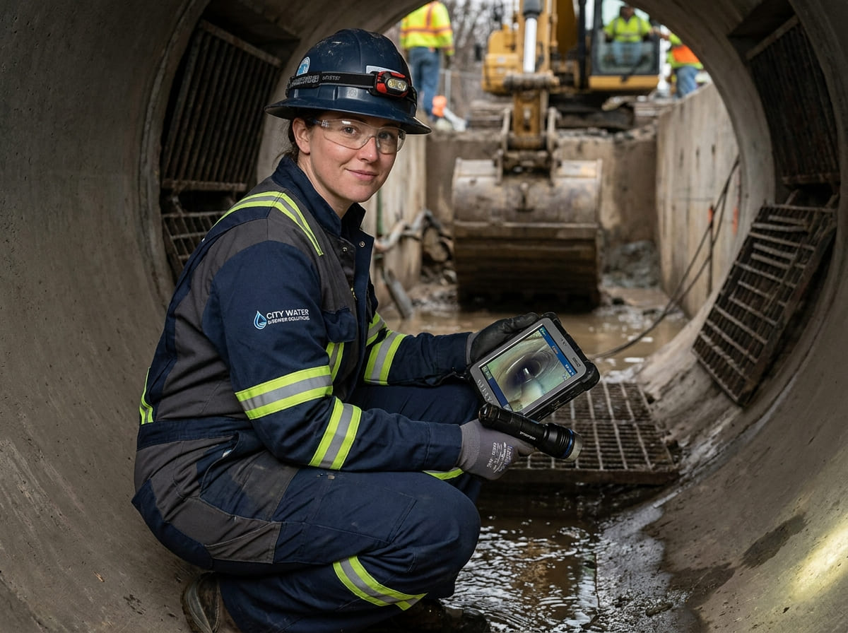 Sewer Line Inspection & Replacement in Camden